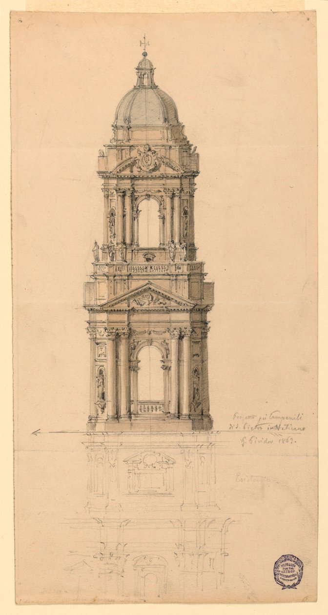 Klocktorn av Giovanni Pividor