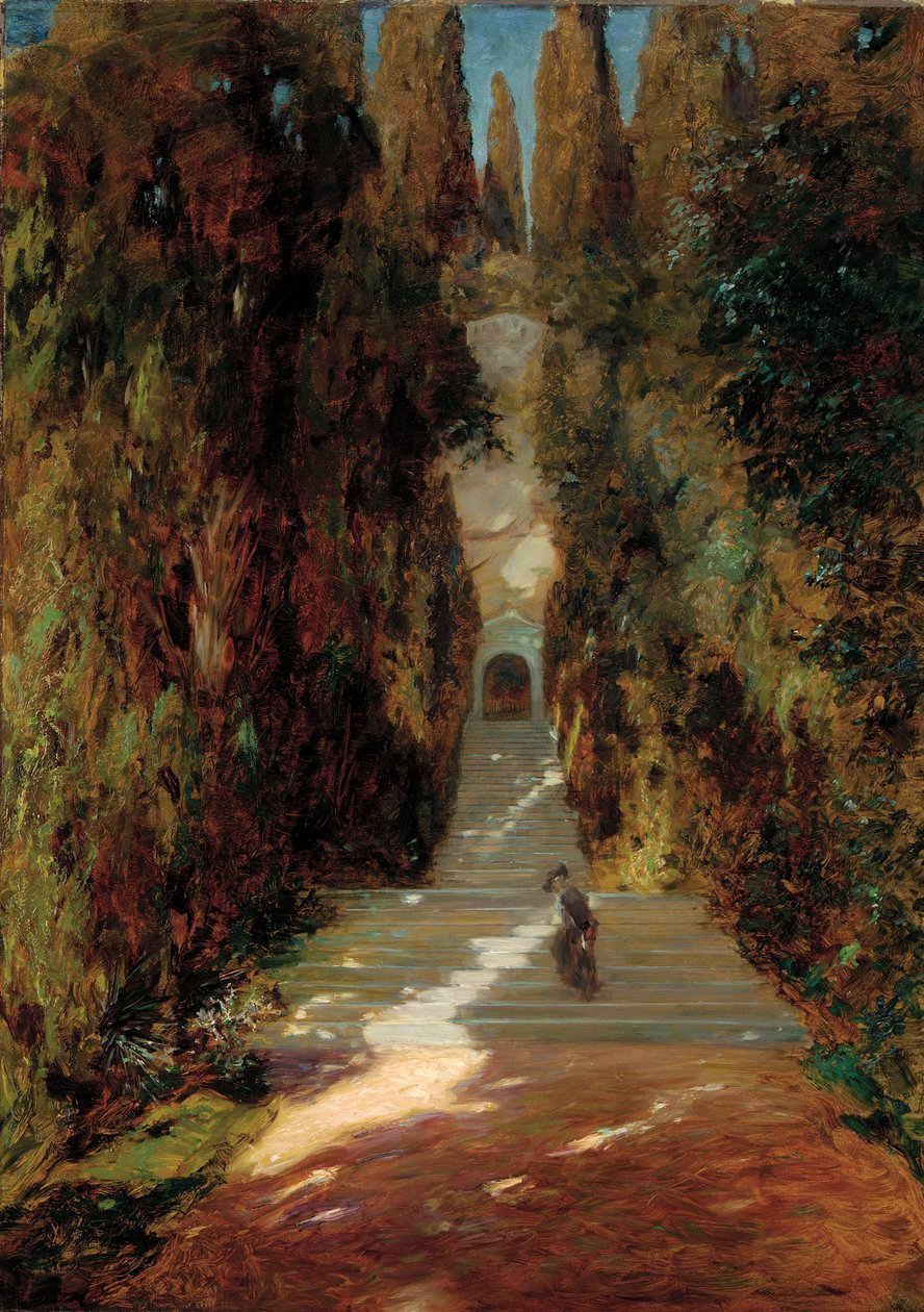 En första mässa", 1885 av Giovanni Segantini