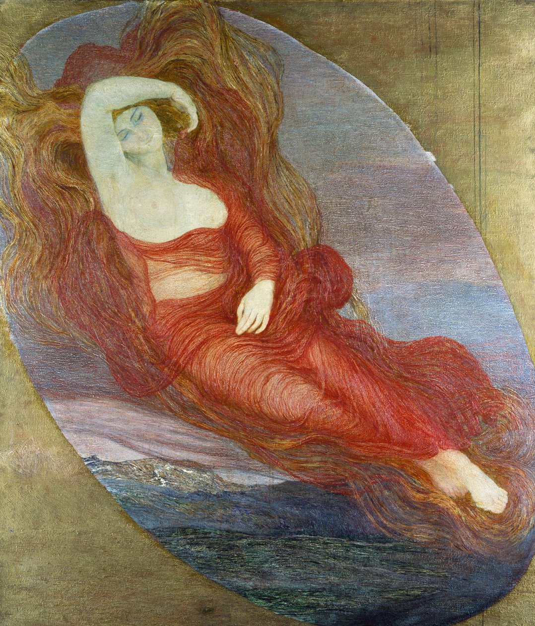 Kärleksgudinna av Giovanni Segantini