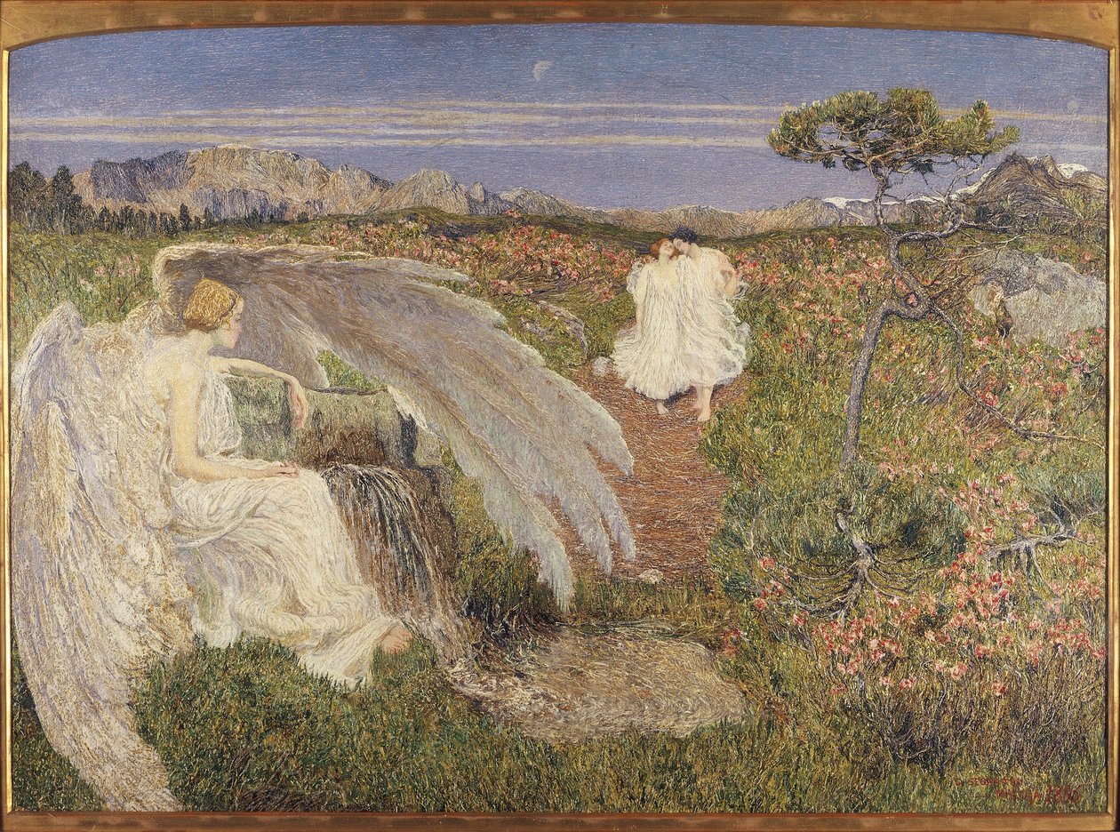 Italien, kärlek vid livets källa av Giovanni Segantini