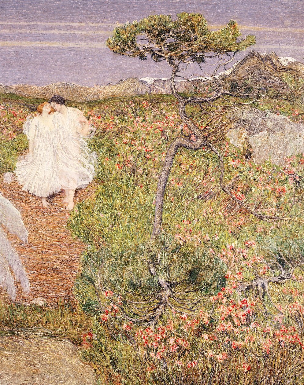 Italien, kärlek vid livets källa av Giovanni Segantini