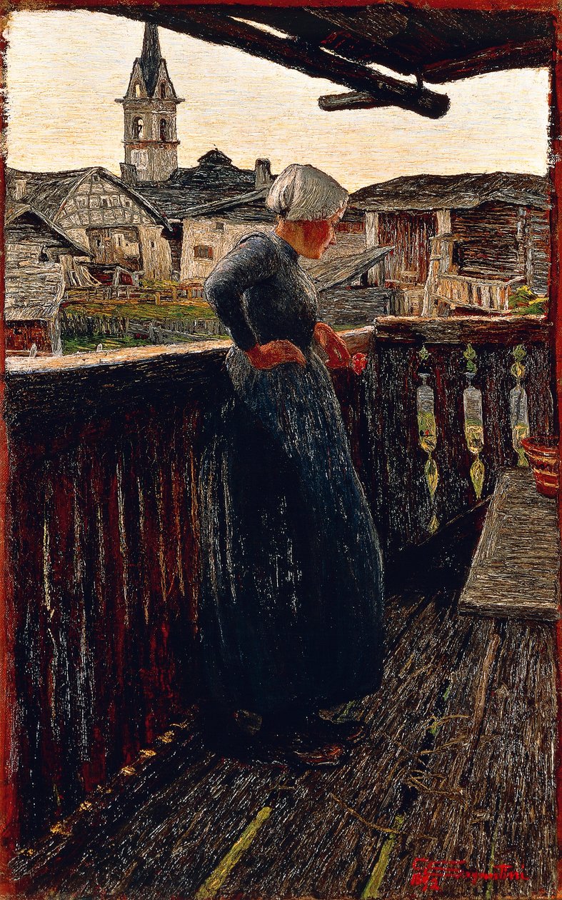 På balkonswed av Giovanni Segantini