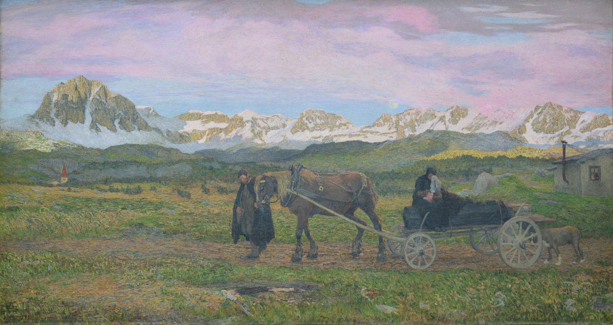 Återvända hem av Giovanni Segantini