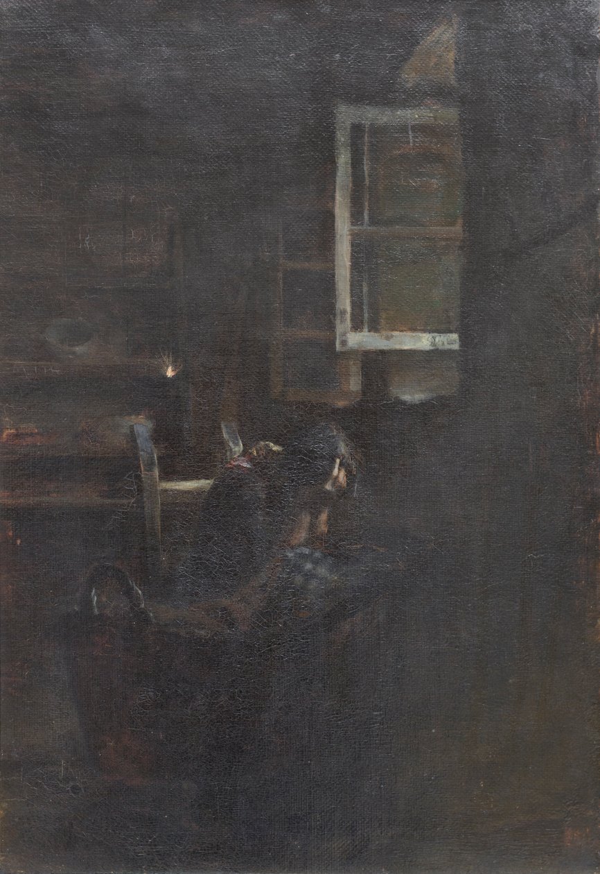 Den tomma vaggan av Giovanni Segantini
