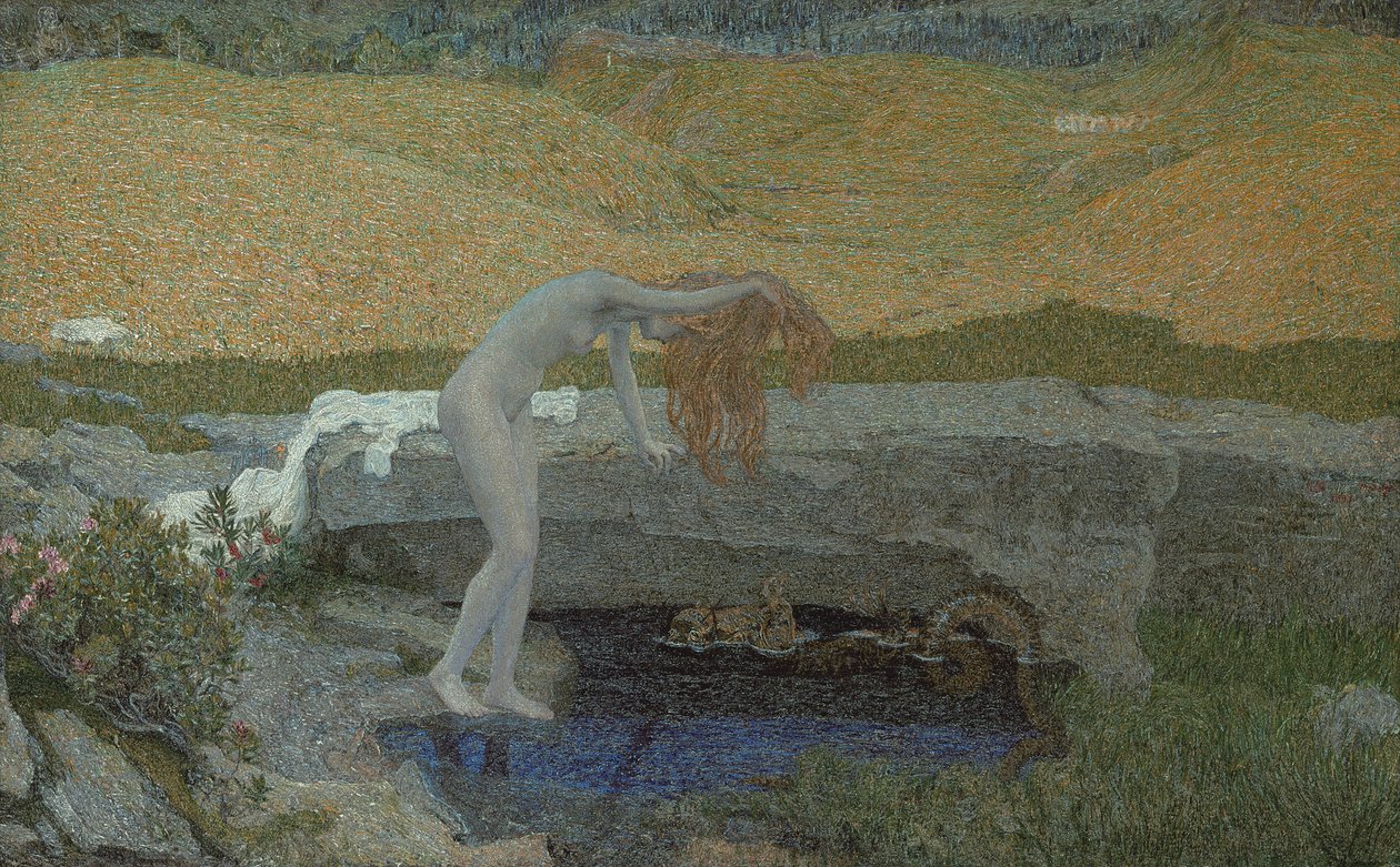Vanity The Vanity, 1897 av Giovanni Segantini