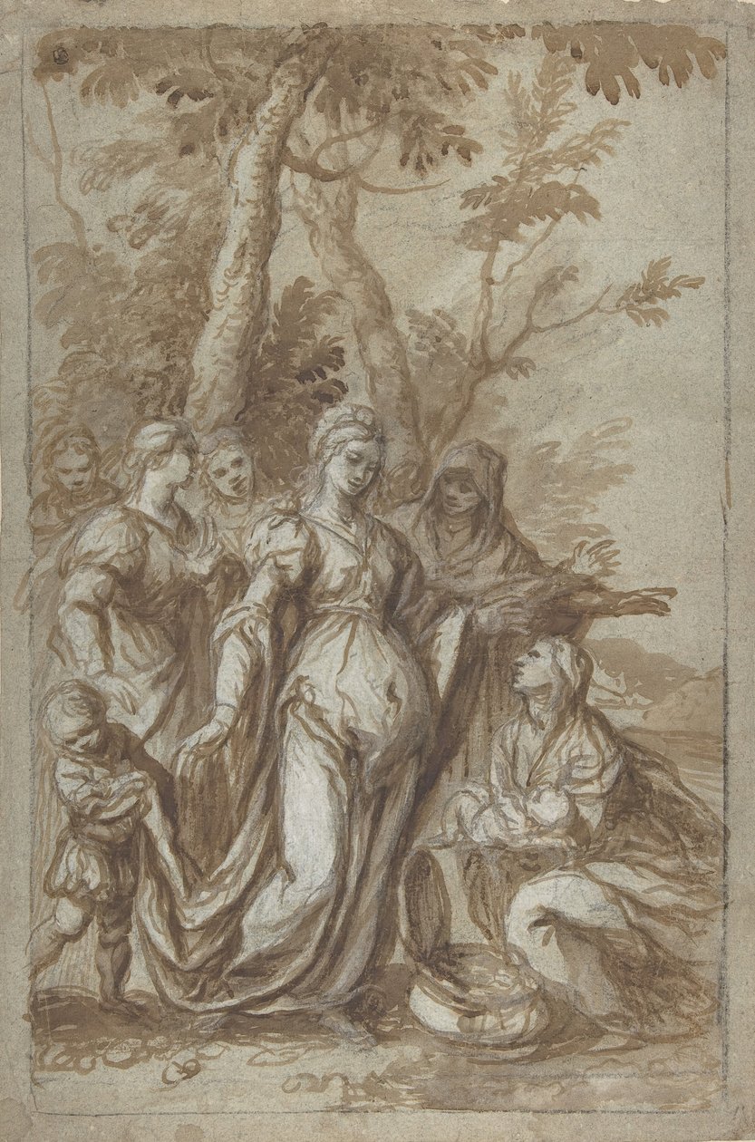Fyndet av Moses, ca. 1671. av Giovanni Stefano Danedi