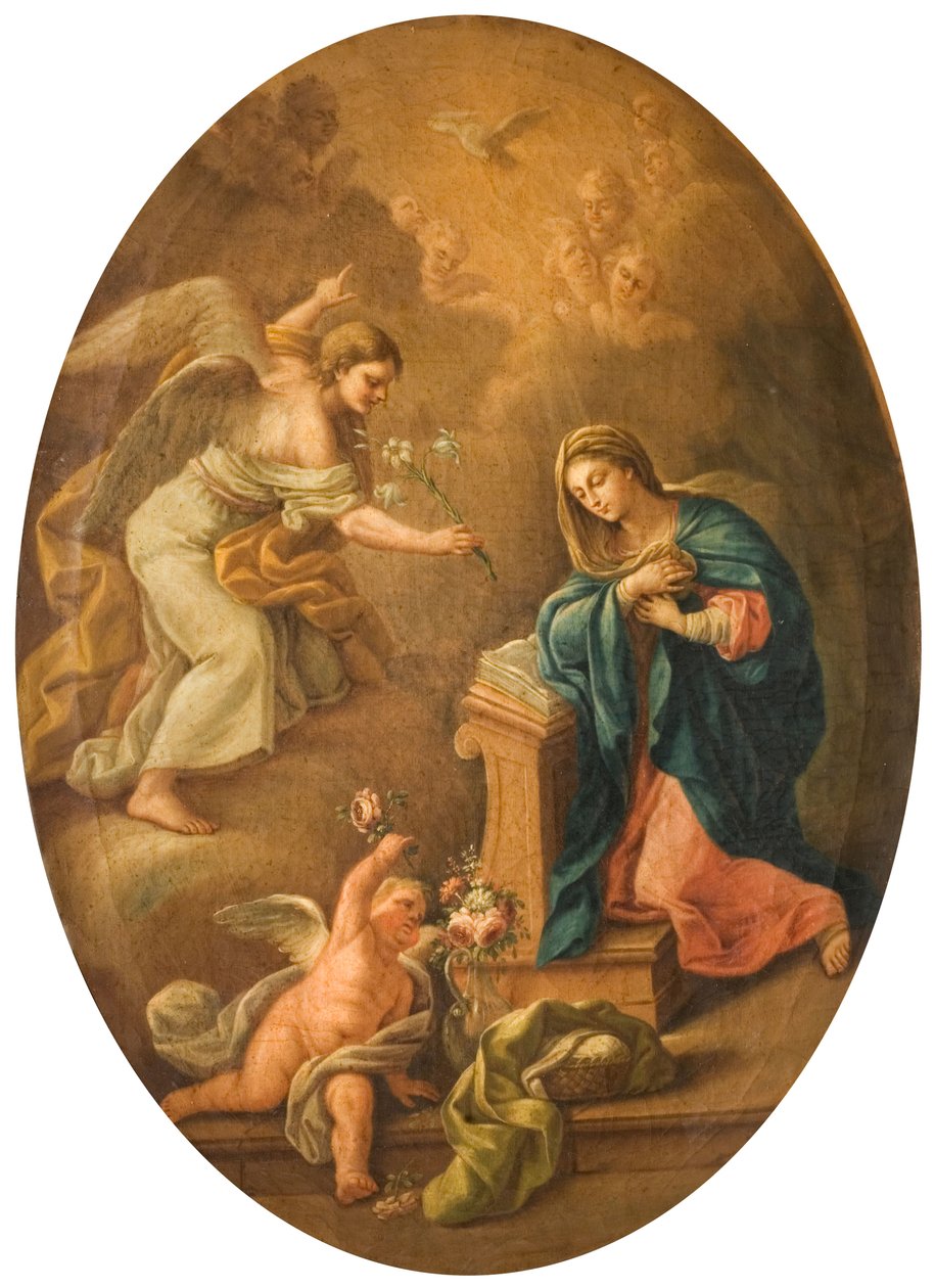 Bebådelsen, 1720. av Giovanni Stefano Robatto