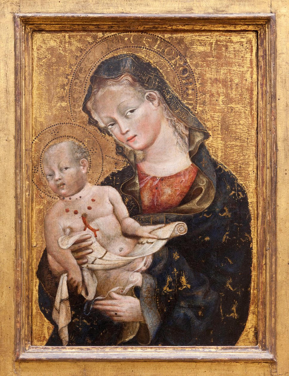 Jungfrun och barnet, ca 1420 (målning) av Giovanni da Modena