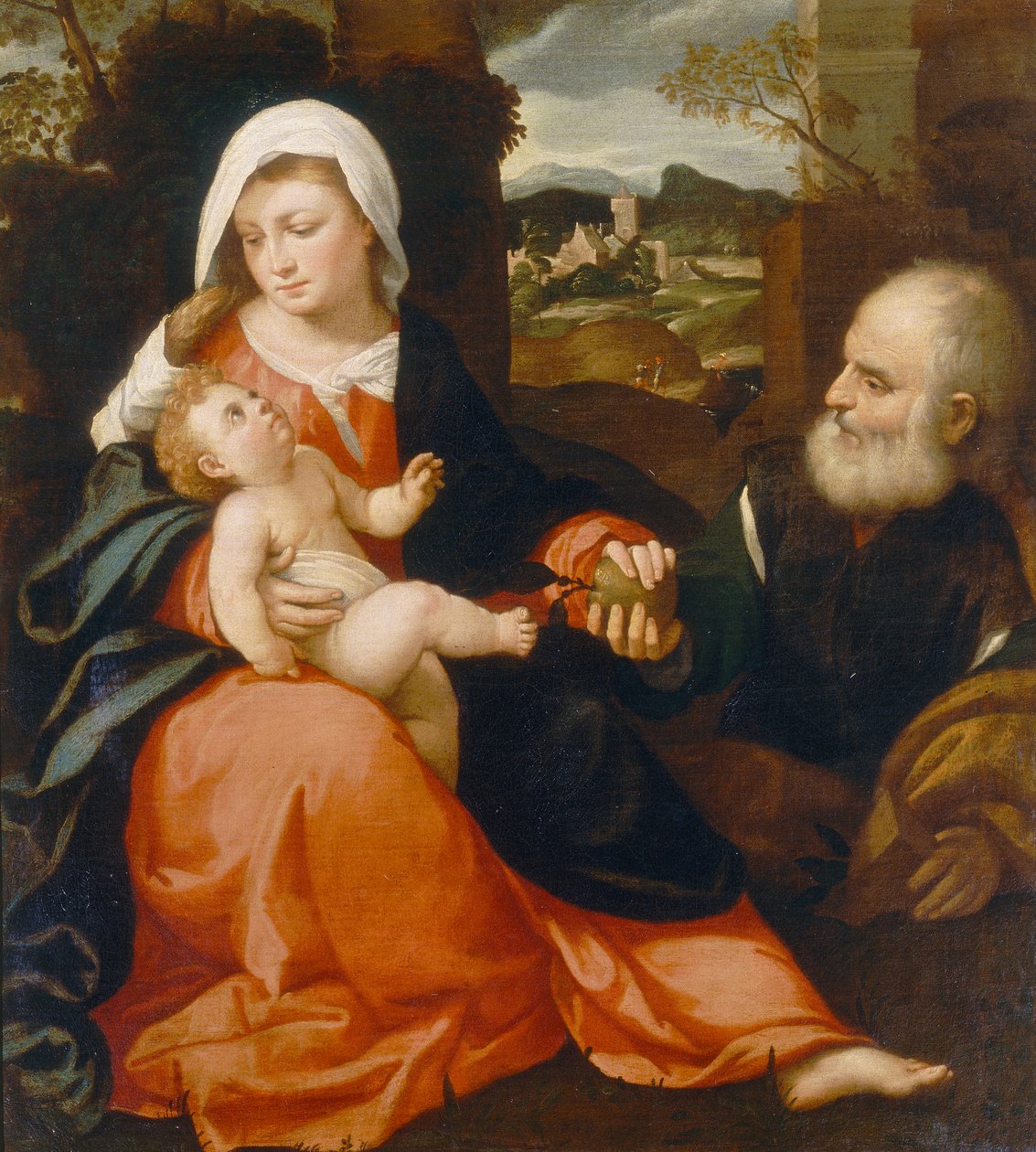 helig familj av Giovanni de Busi Cariani