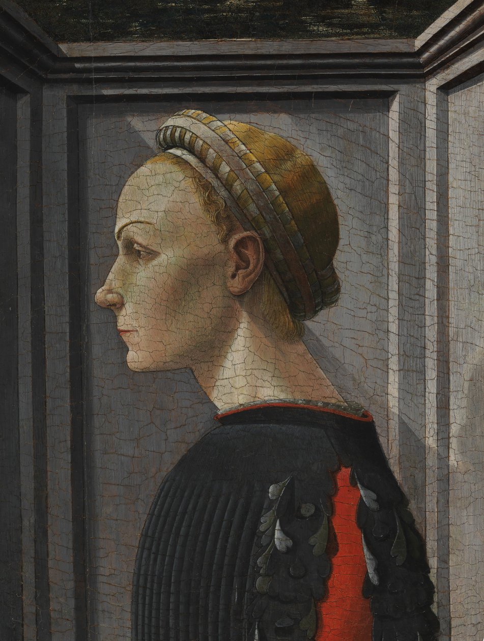 Porträtt av en kvinna. av Giovanni di Franco