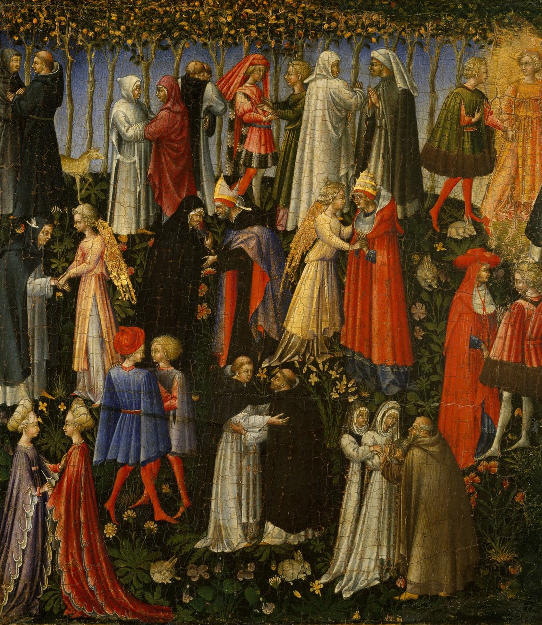 Paradiset, 1445. av Giovanni di Paolo