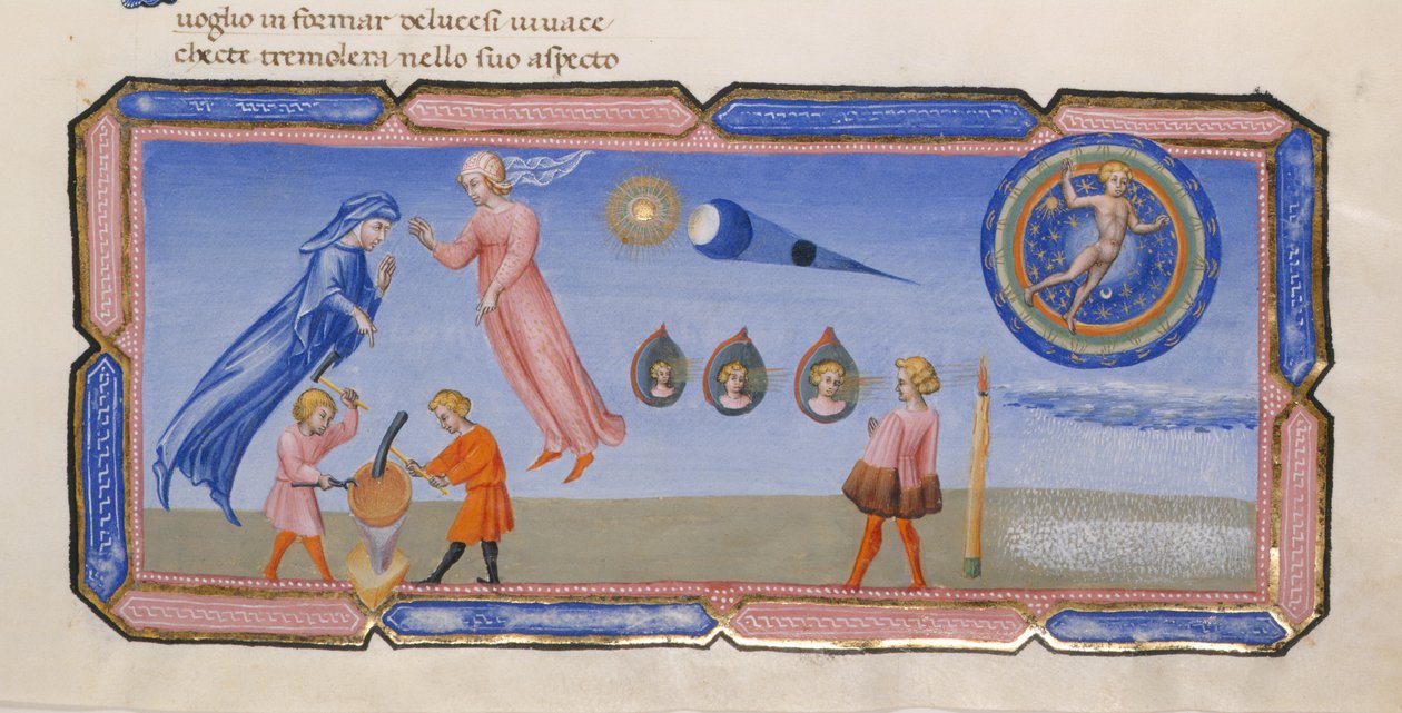 Månens himmel av Giovanni di Paolo