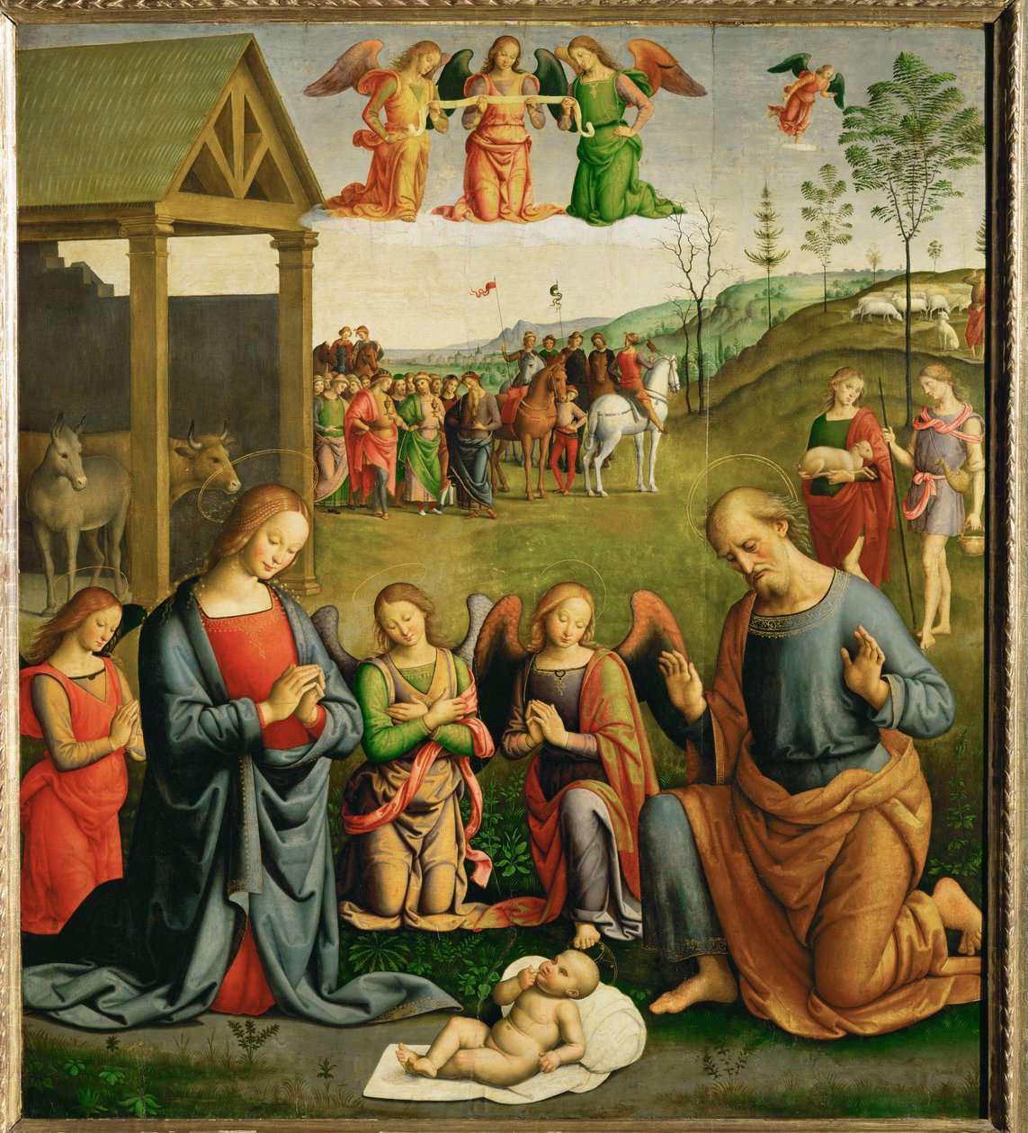 Födelsekyrkan ... av Giovanni di Pietro (c.1450 1529) (studio of)