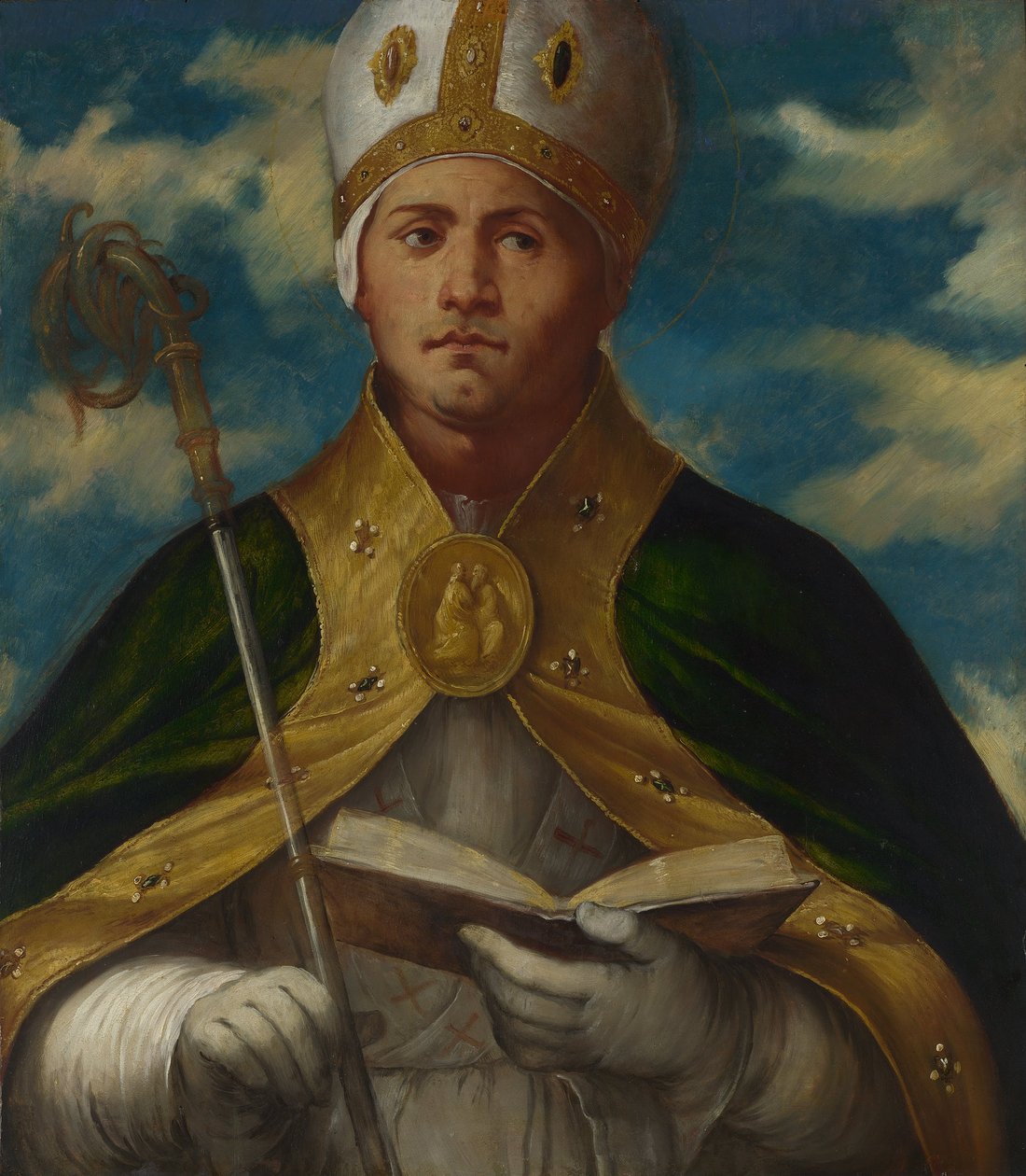 Saint Gaudioso av Girolamo Romanino