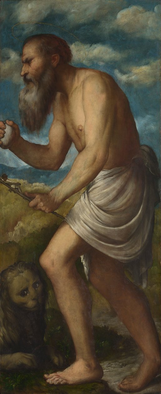 Sankt Jerome av Girolamo Romanino