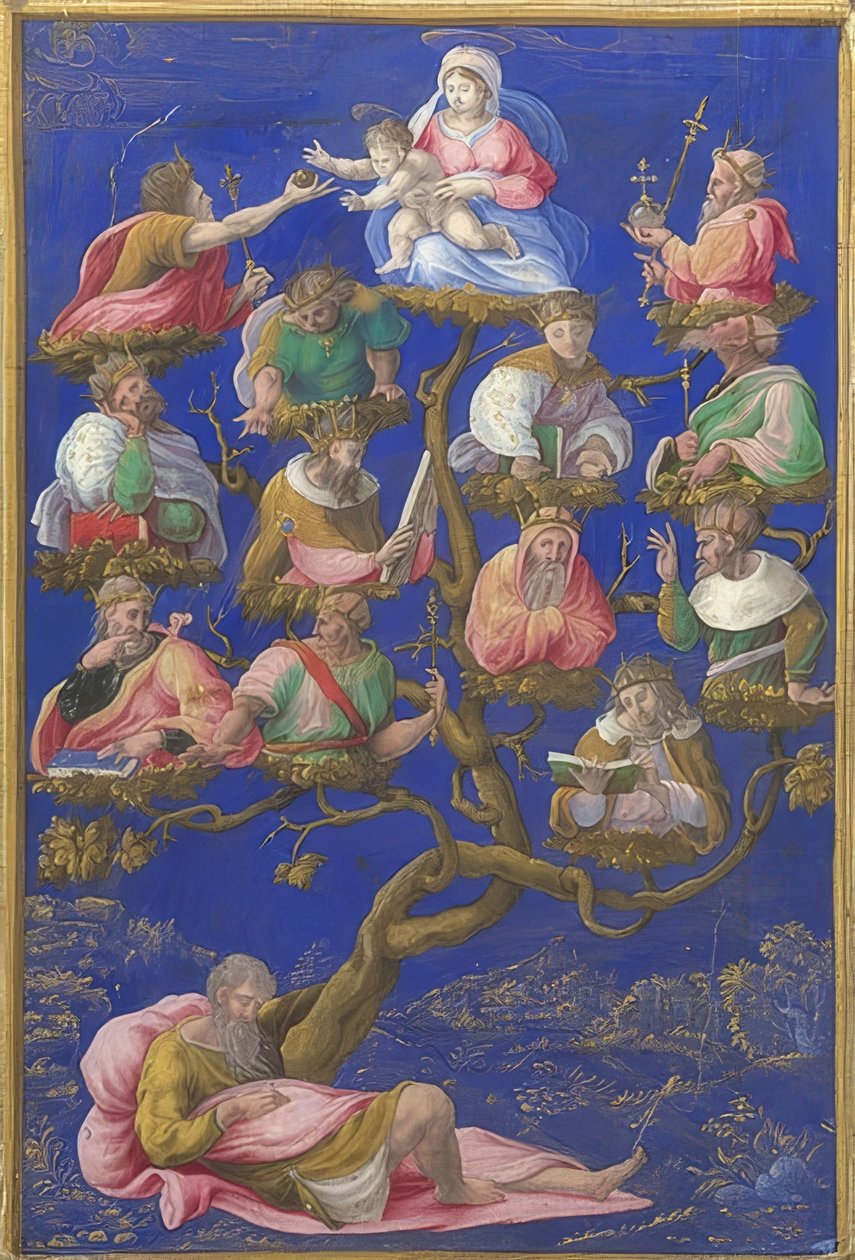 Jesseträdet. Omkring 1535 av Girolamo Genga
