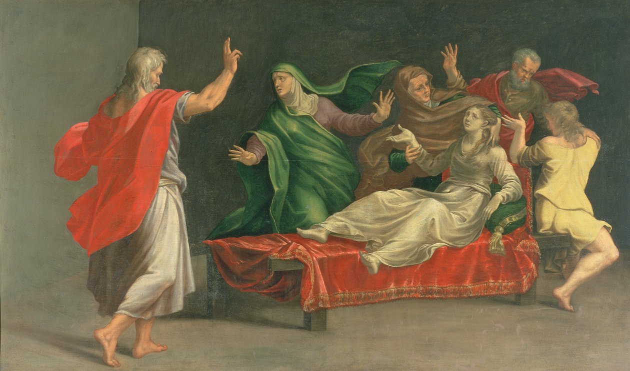 Drusianas uppståndelse av Girolamo Mazzola Bedoli