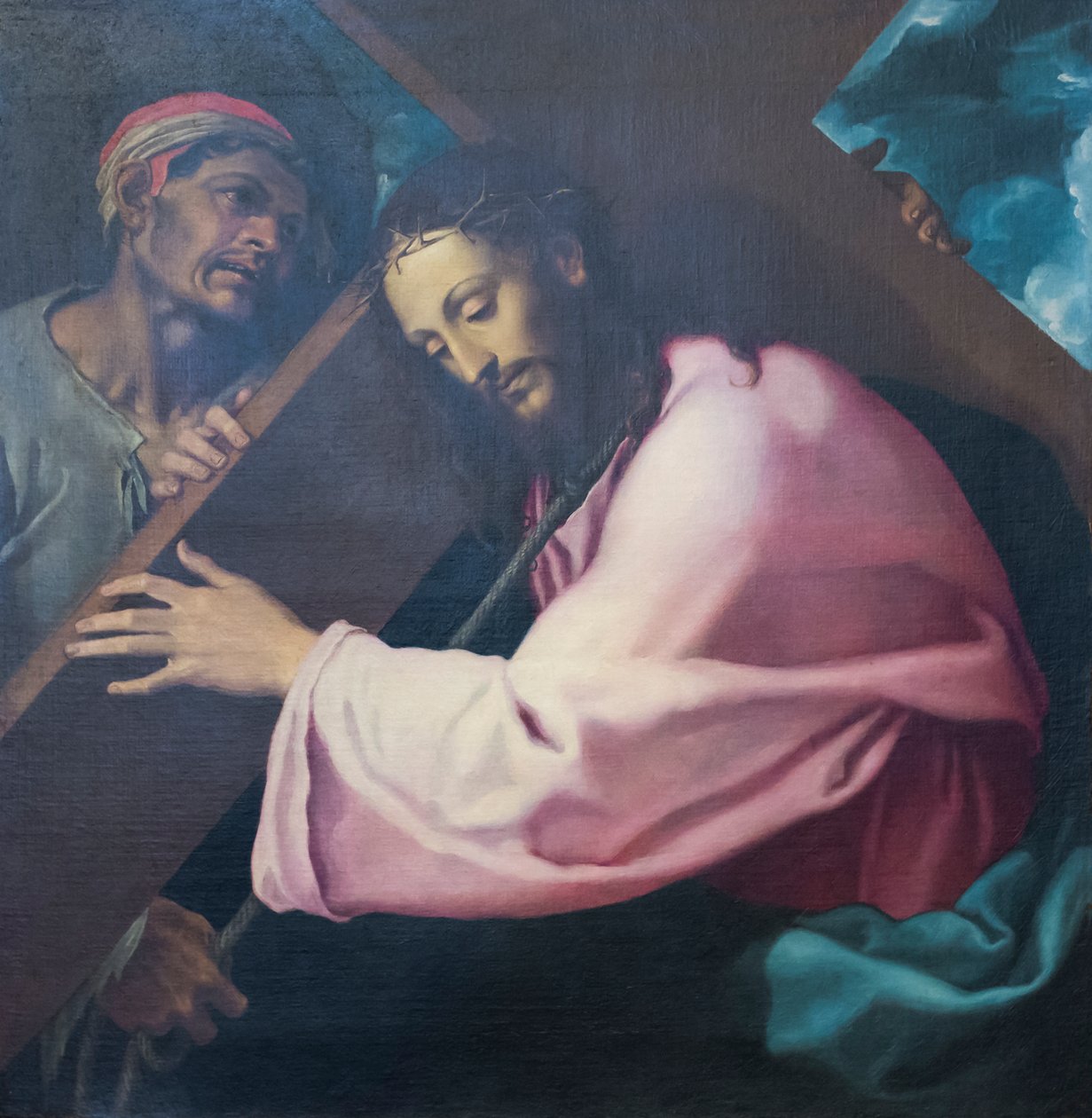 Kristus som bär korset av Girolamo Muziano