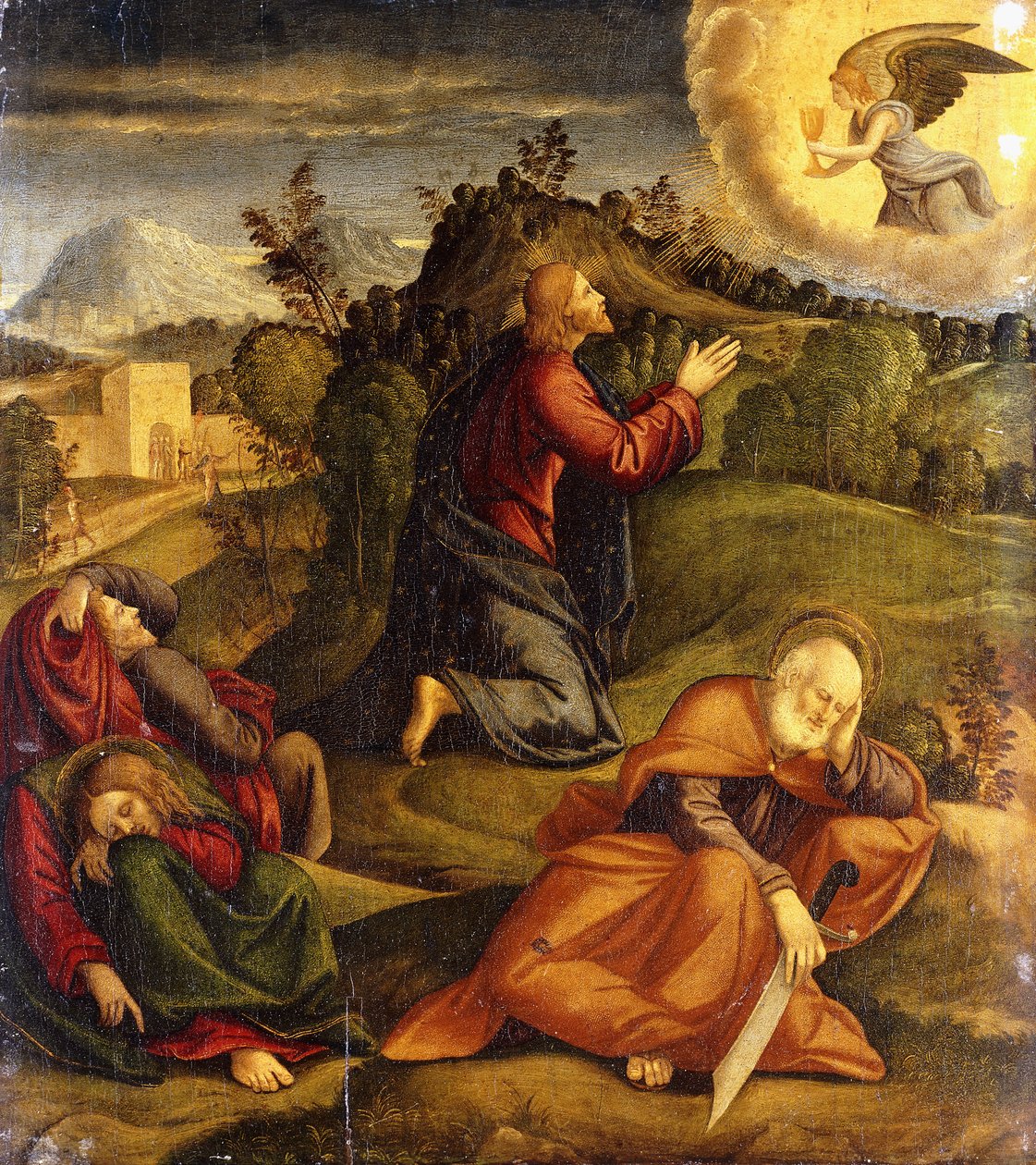 Kval i trädgården, av Girolamo da Santacroce