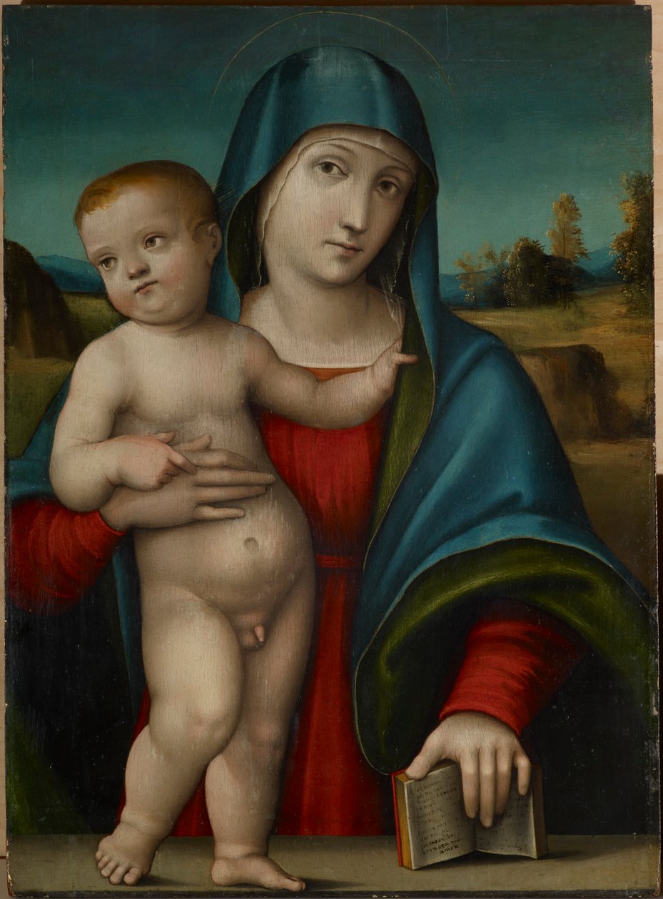 Madonna and Child av Giulio Francia