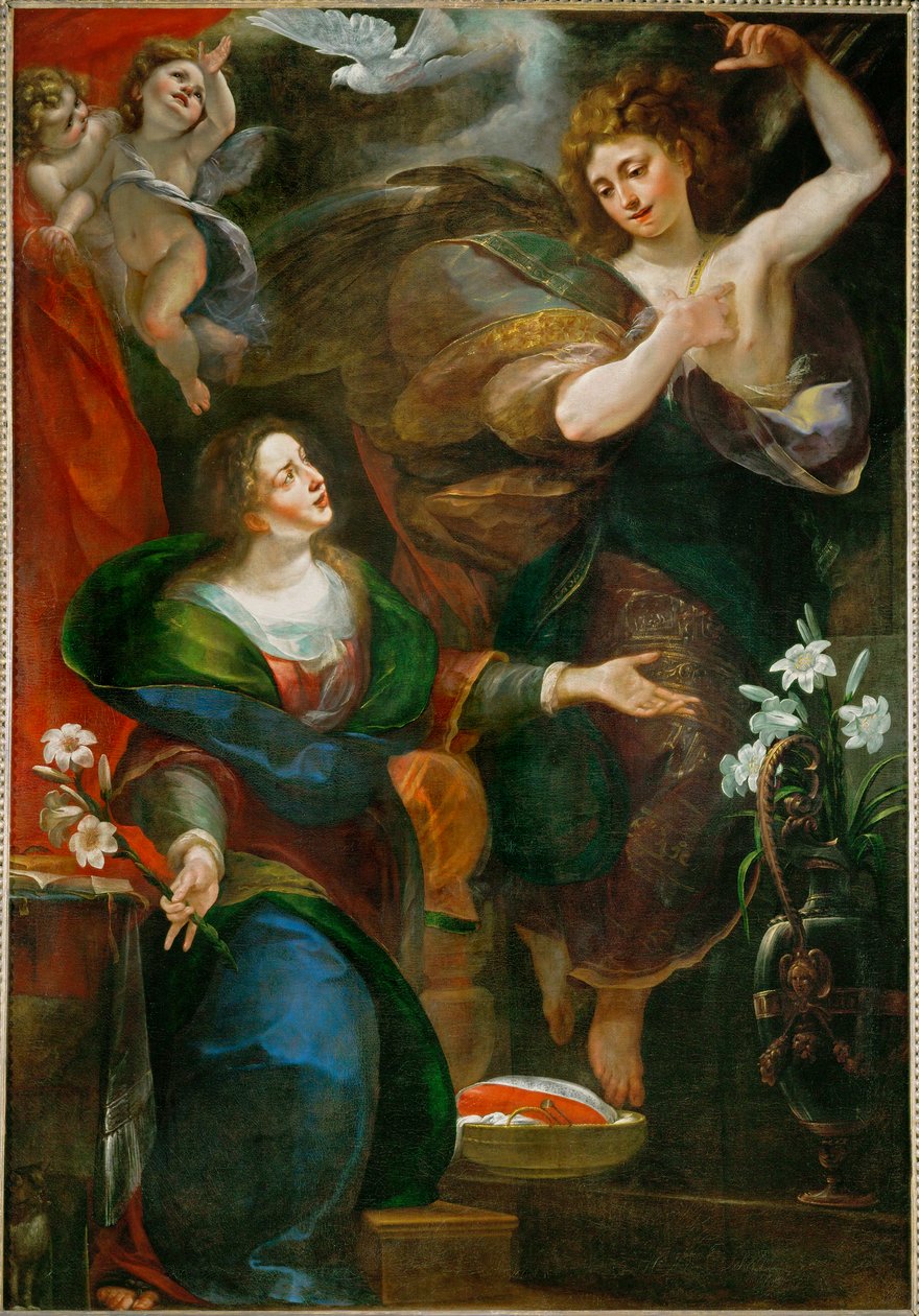 Bebådelse ... av Giulio Cesare Procaccini
