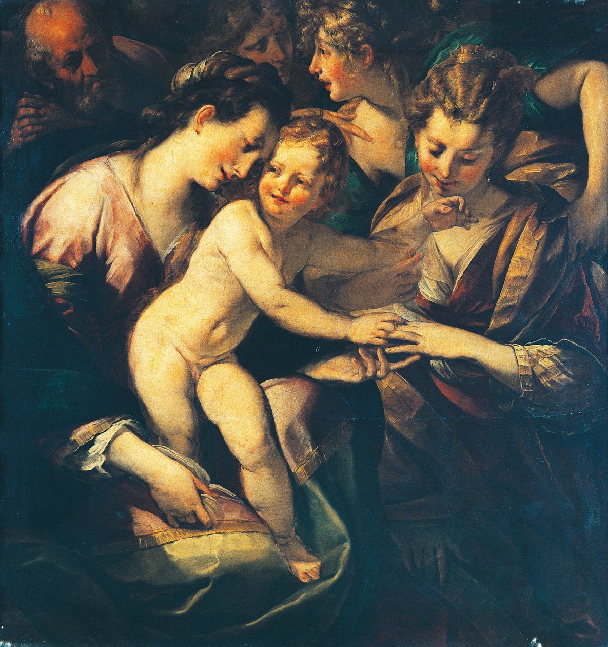 St Catherines mystiska äktenskap av Giulio Cesare Procaccini