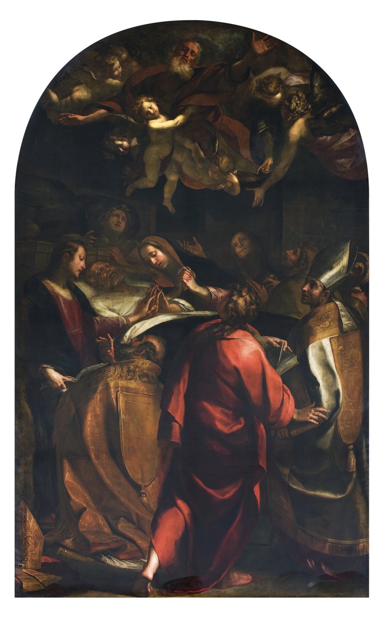 Sankt Josefs ångest, 1616-25 av Giulio Cesare Procaccini