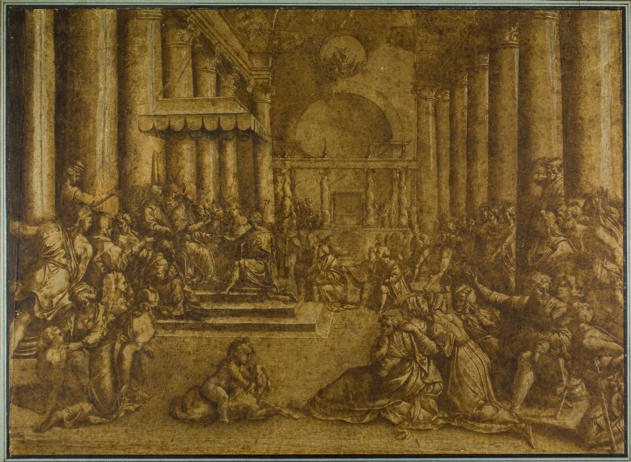 Donation av Konstantin av Giulio Romano