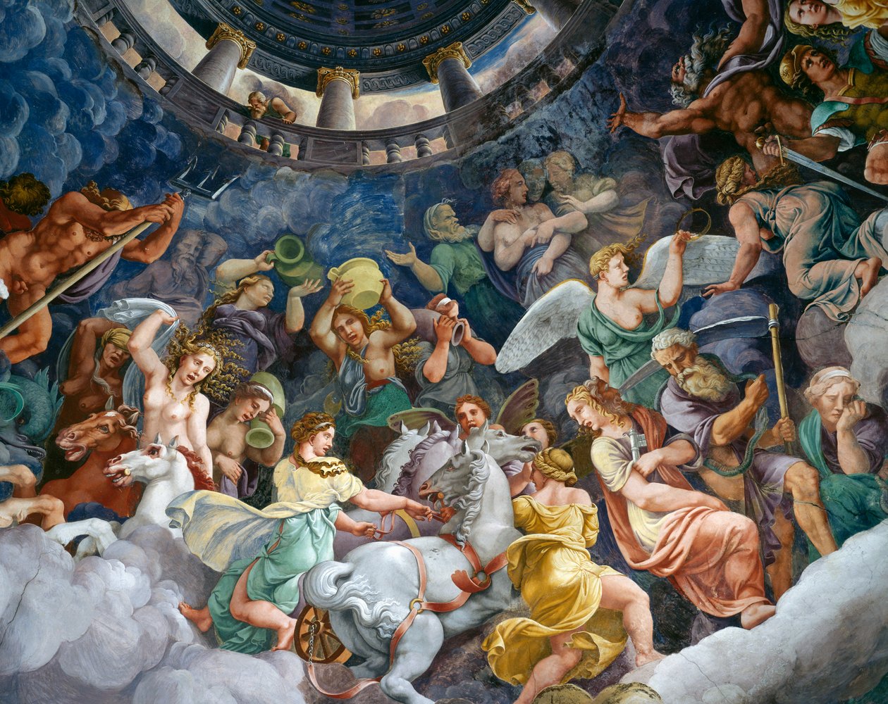 Olympus gudar av Giulio Romano