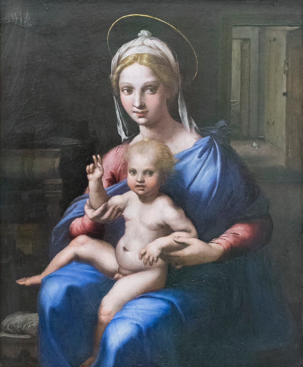 Madonna och barn av Giulio Romano