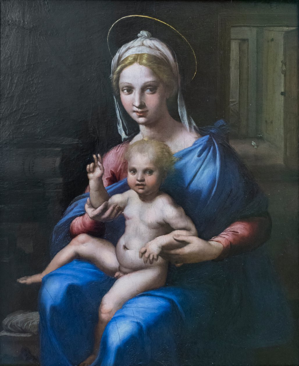 Madonna med barn av Giulio Romano