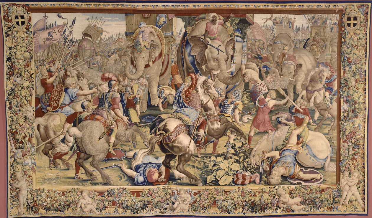 Slaget vid Zama av Giulio, Romano