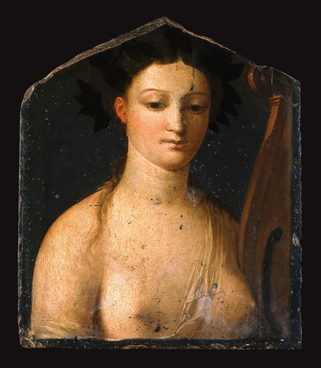 Musen Polyhymnia. av Giulio, Romano