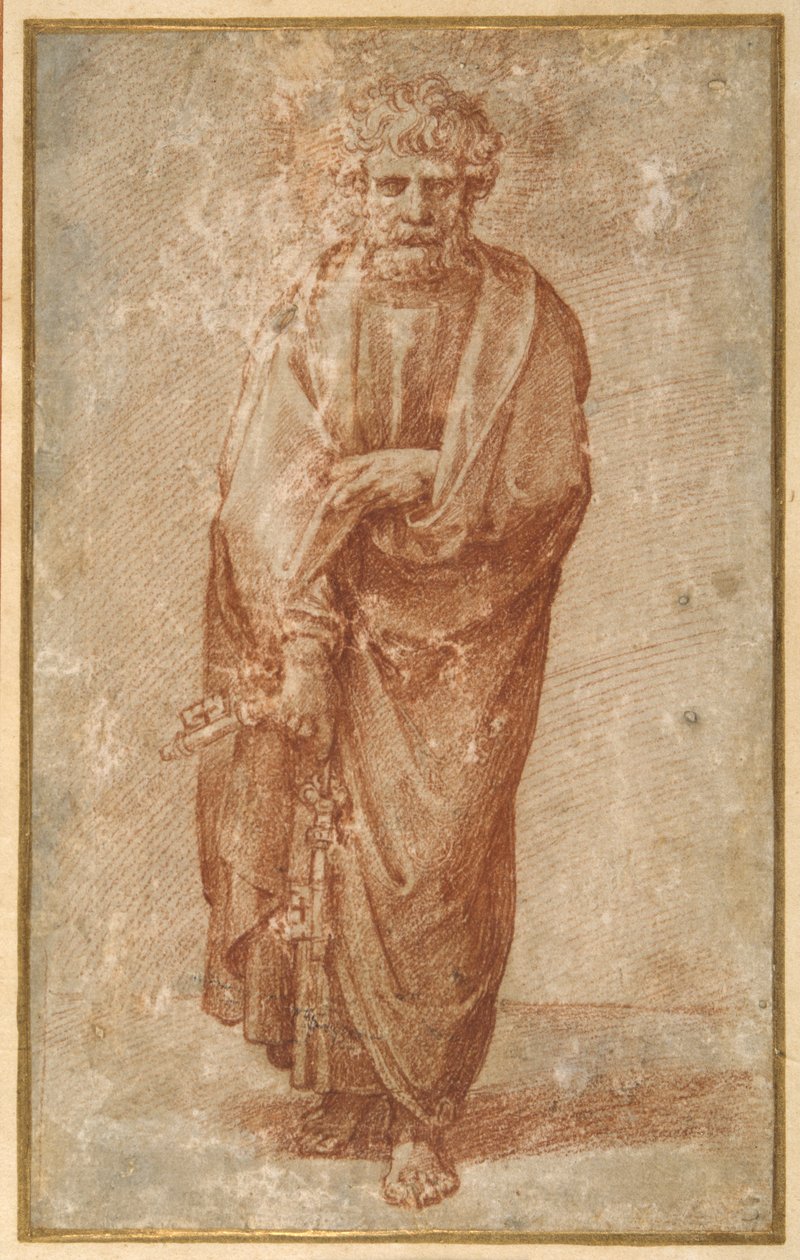 De tolv apostlarna: St. Petrus av Giulio Romano