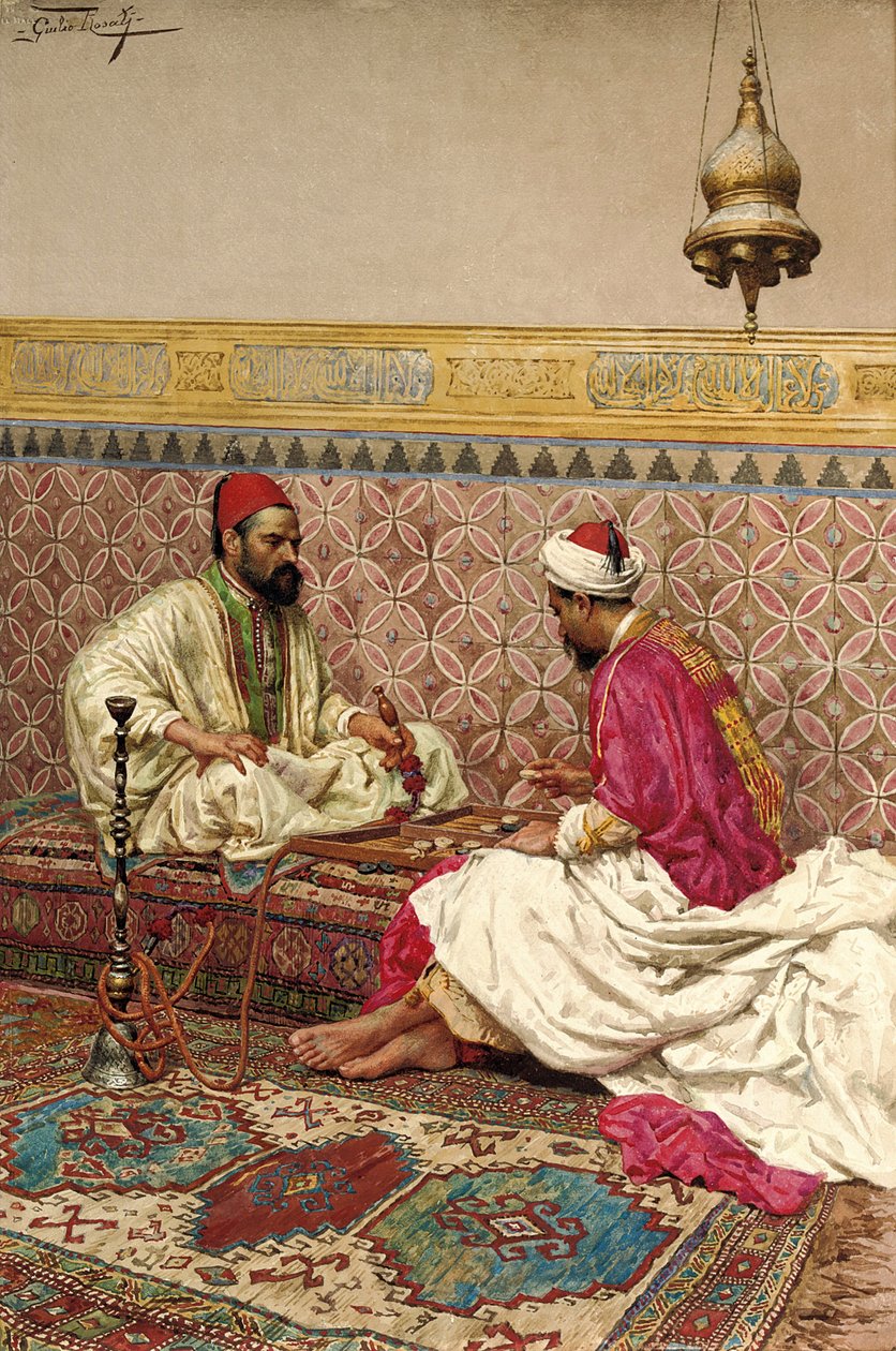 Backgammonspelarna av Giulio Rosati