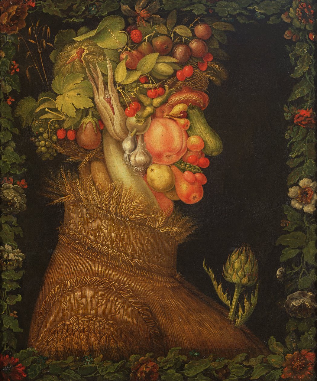 Sommaren 1573 av Giuseppe Arcimboldo