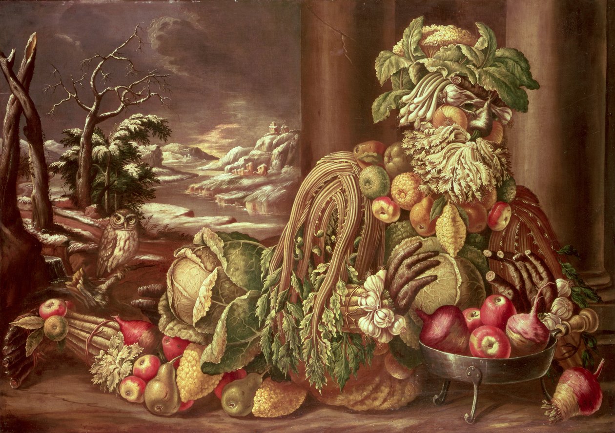 Vinter av Giuseppe Arcimboldo