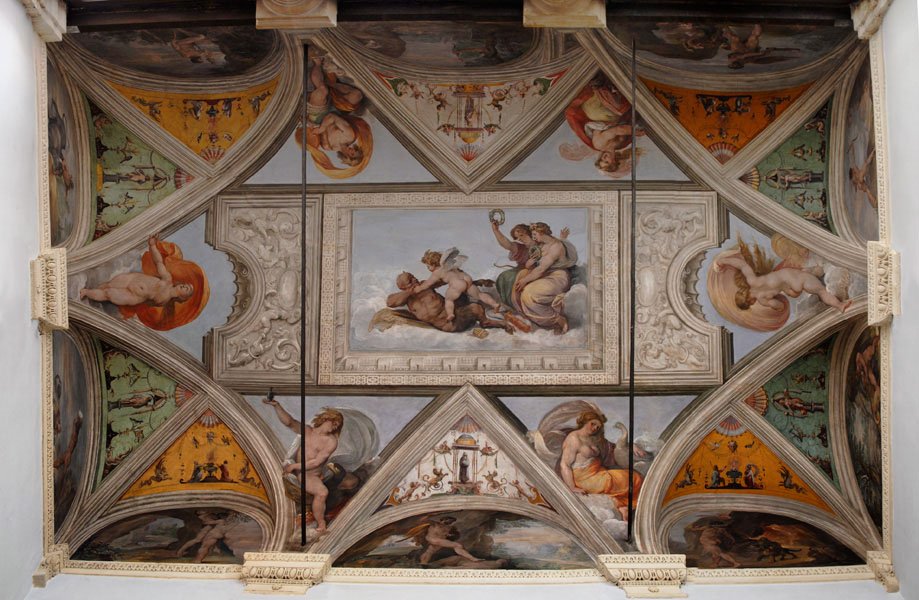 Loggia Orsini Omnia Vincit Amor av Giuseppe Cesari