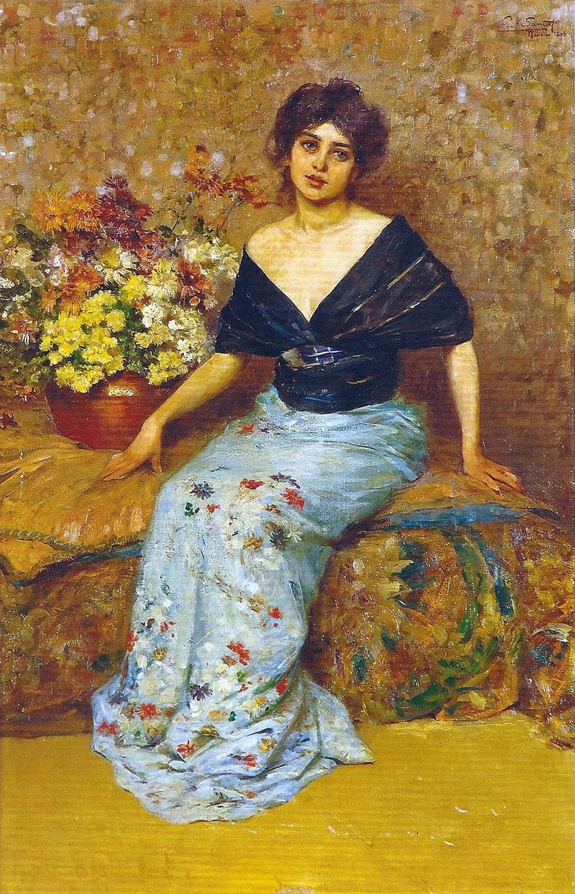 Courtesan av Giuseppe De Sanctis