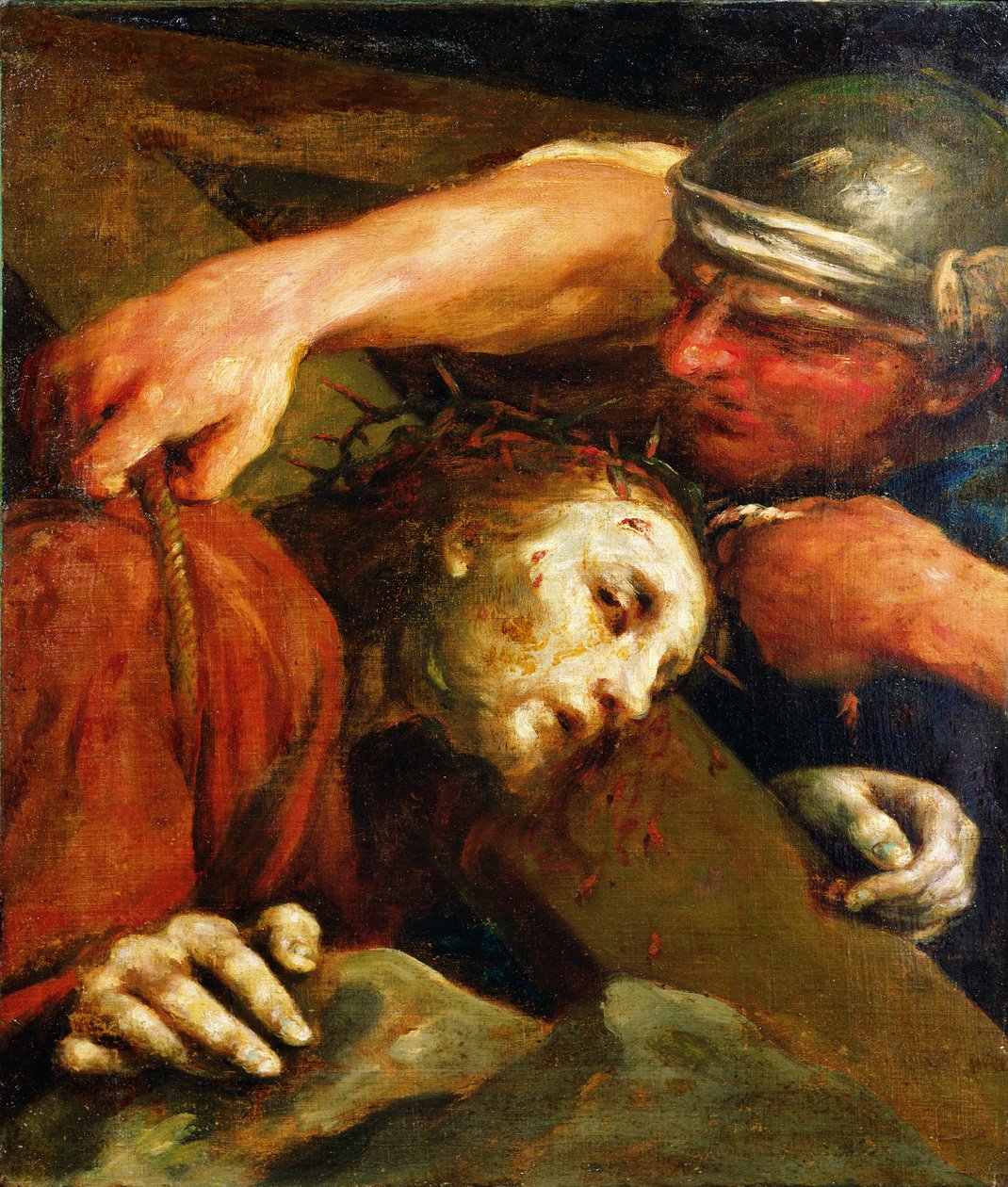 Kristus bär korset av Giuseppe Maria Crespi