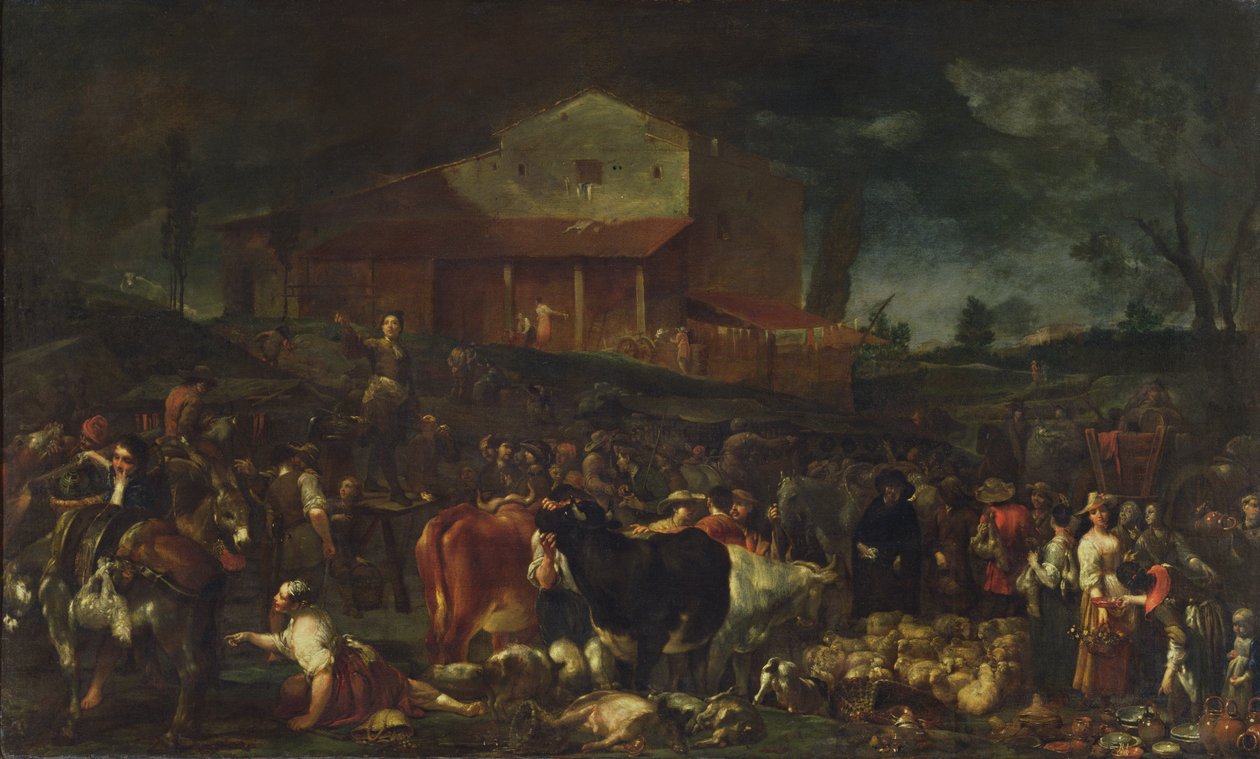 Mässan i Poggio a Caiano, 1709 av Giuseppe Maria Crespi