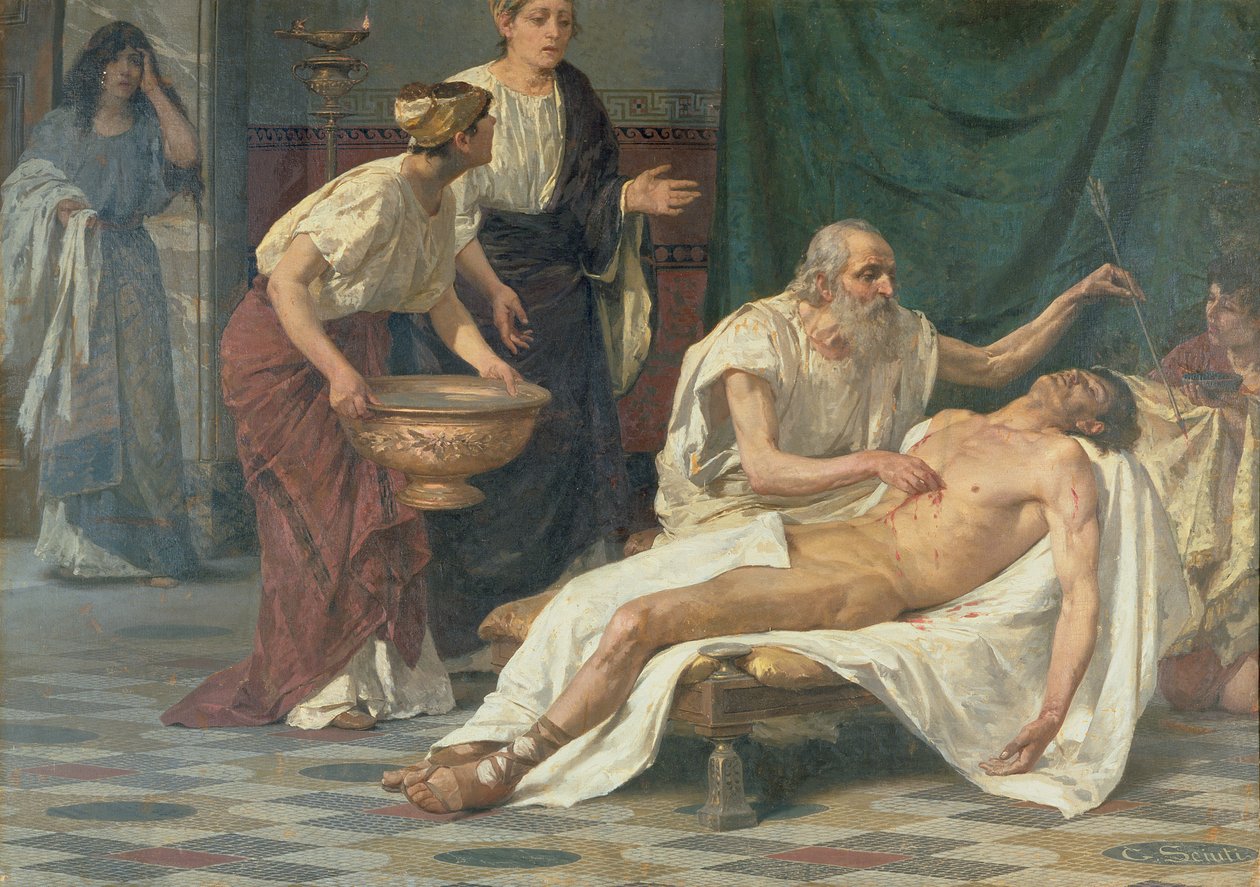St Sebastian av Giuseppe Sciuti