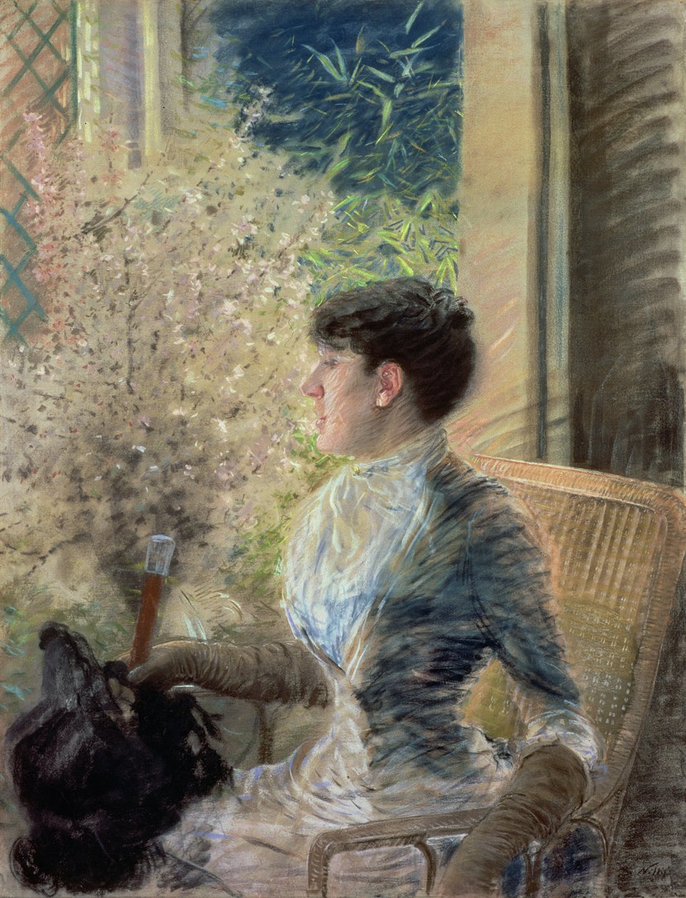 Bow Window, 1883 av Giuseppe de Nittis