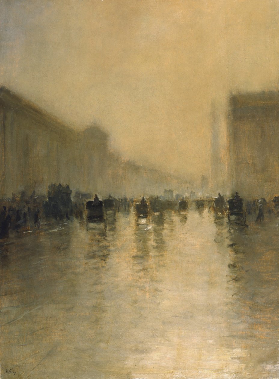 Dimmig dag i London av Giuseppe de Nittis