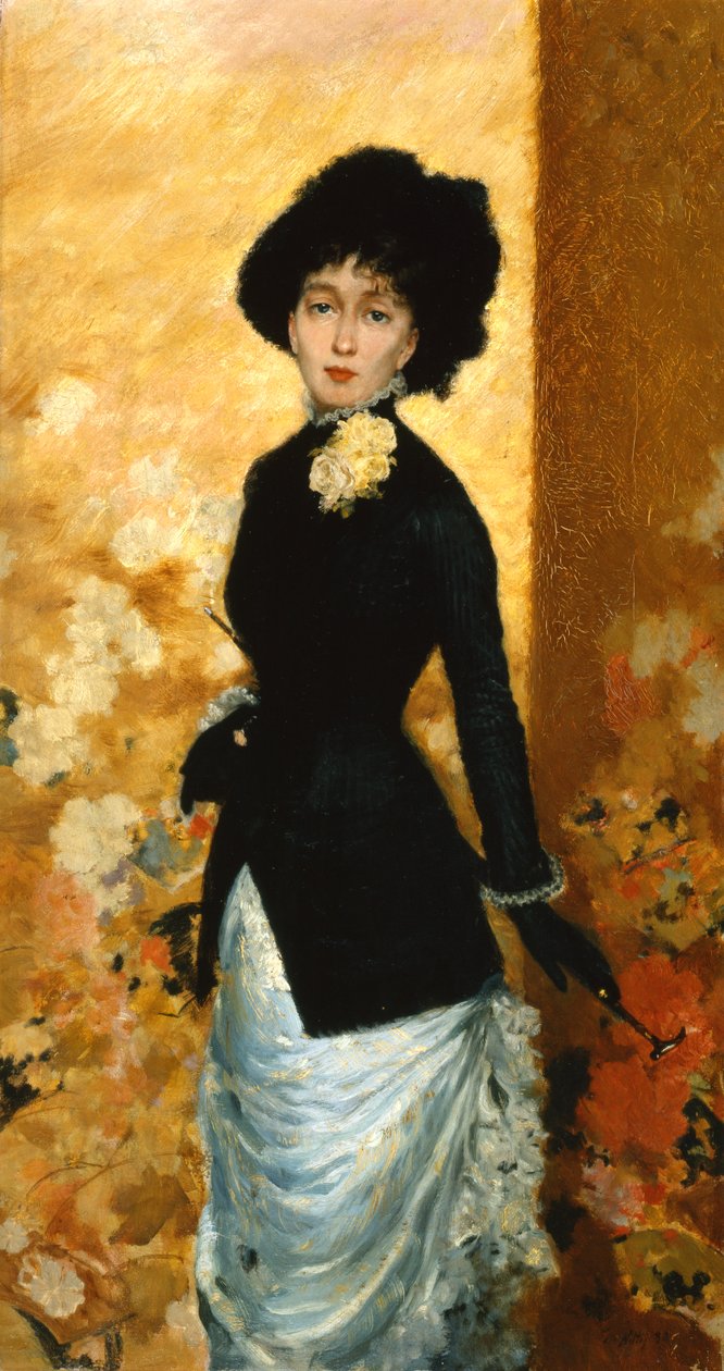 Porträtt av en kvinna, 1880 av Giuseppe de Nittis