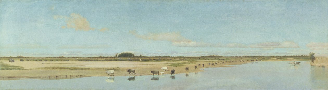Floden Ofanto av Giuseppe de Nittis