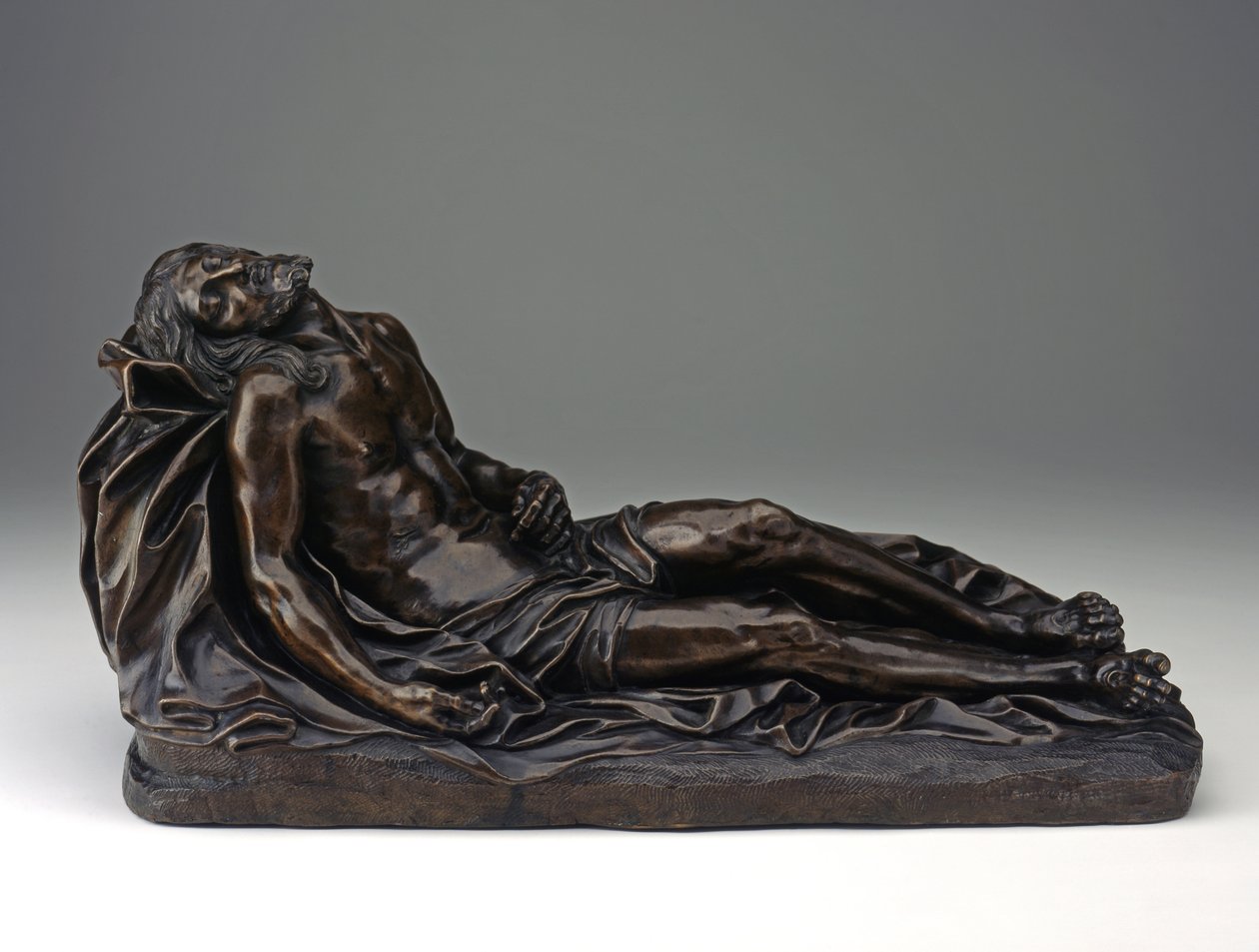 Avsatt Kristus, ca 1670-1680 (brons) av Giuseppe (attr.to) Mazzolini