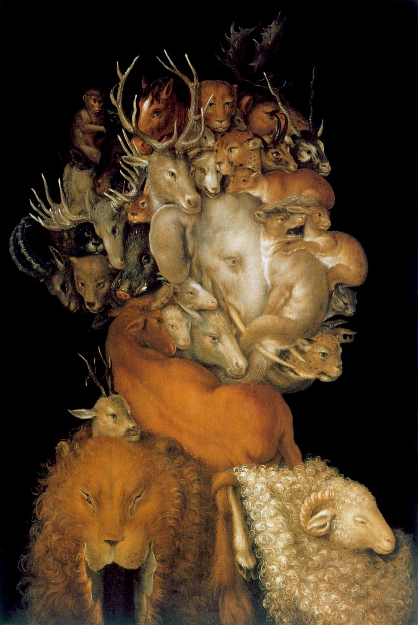 Jorden, 1570 av Giuseppe Arcimboldi