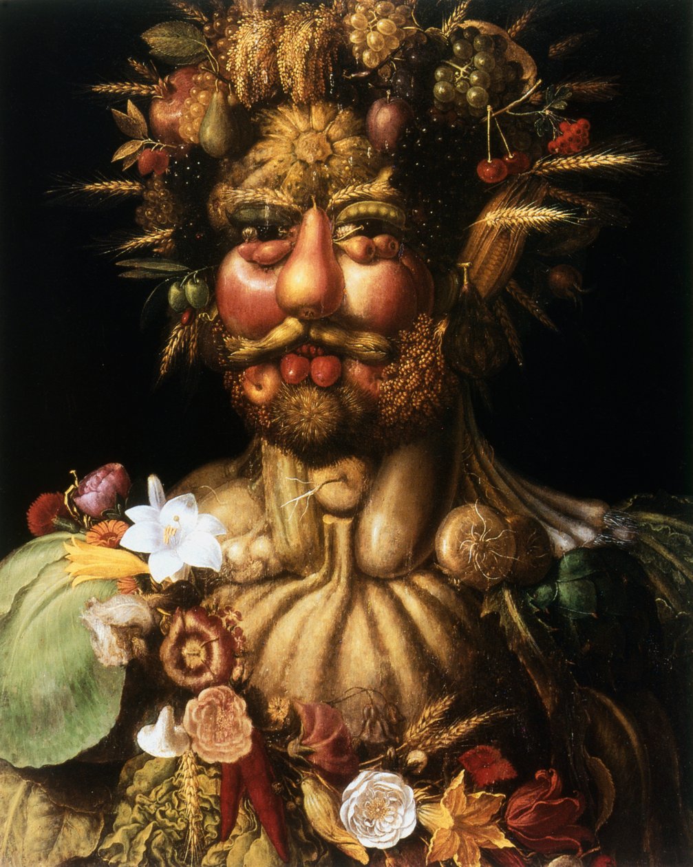 Vertumnus - Rudolf II, c1590 av Giuseppe Arcimboldi