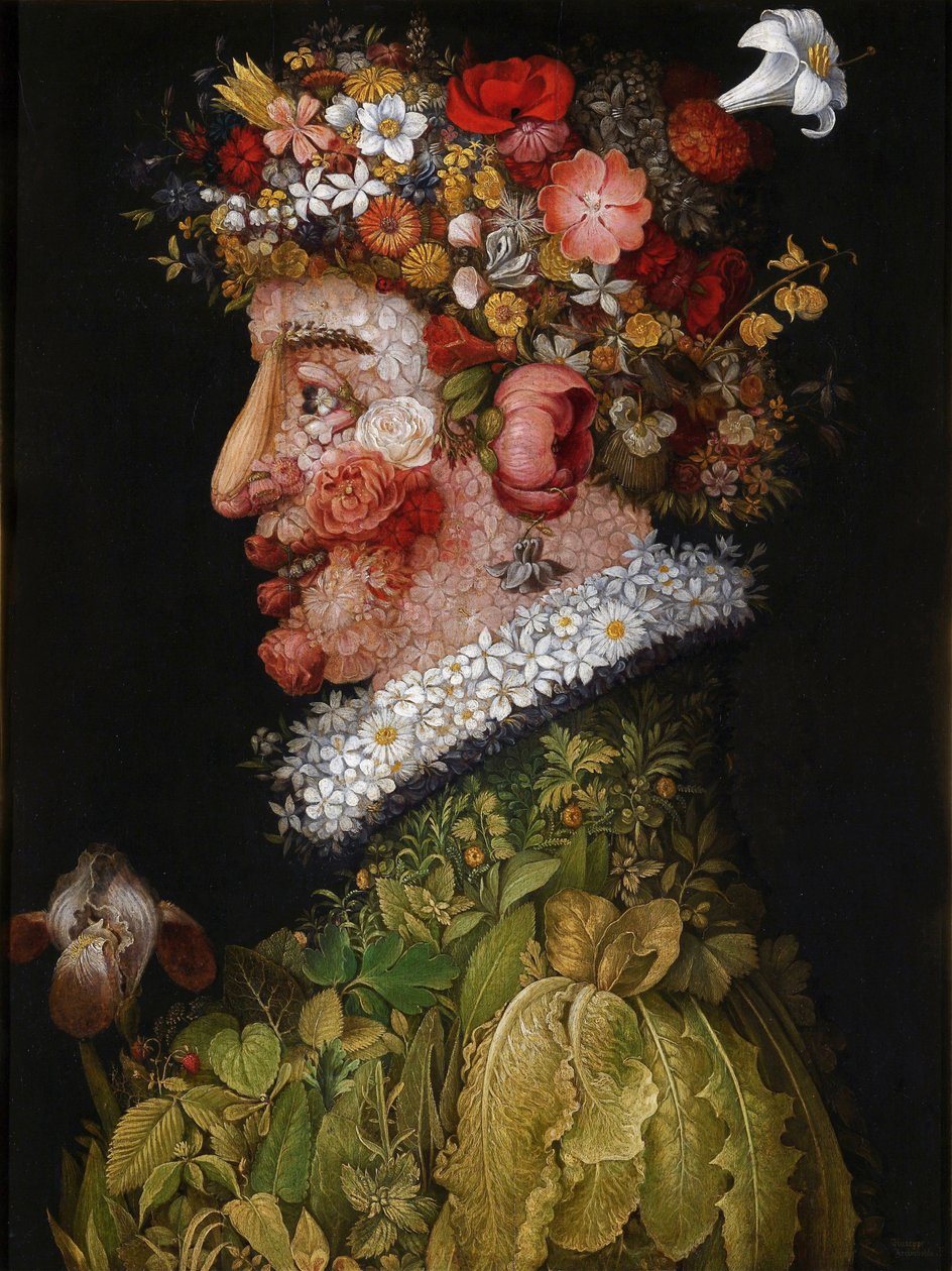 Våren av Giuseppe Arcimboldo